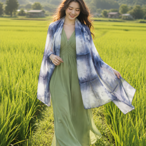 khăn lụa tơ tằm nha xá