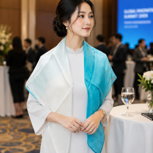 khăn vuông tơ tằm