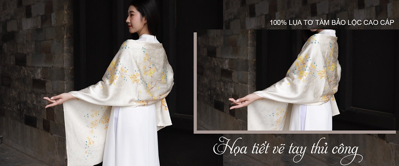 khăn lụa tơ tằm việt nam