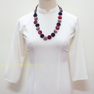 vòng cổ lụa tơ tằm