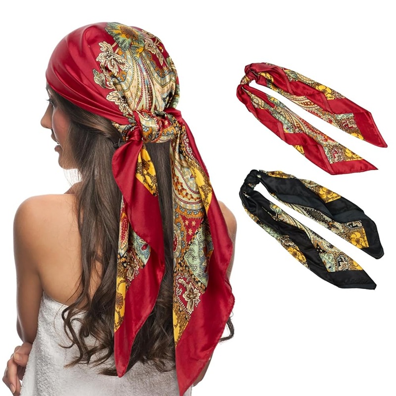 phối đồ với khăn bandana nữ