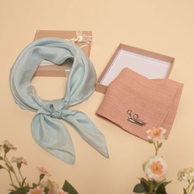 set khăn lụa quà tặng
