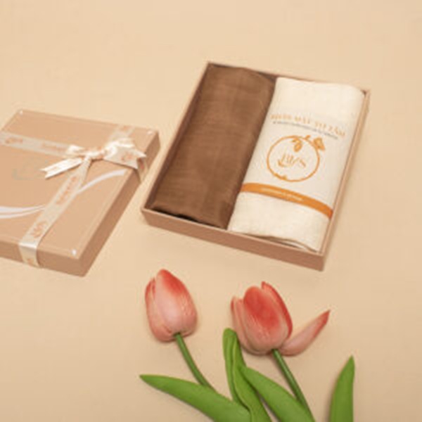 set khăn lụa quà tặng
